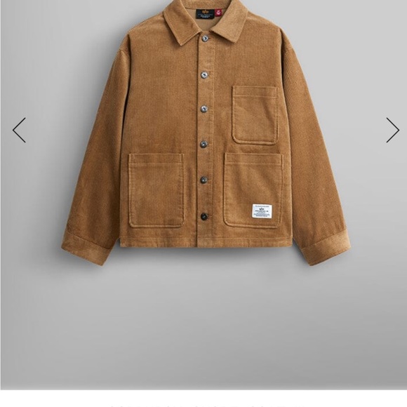 ALPHA INDUSTRIES Chore Coat in Bronzed Brown - Medium - Picture 9 of 10